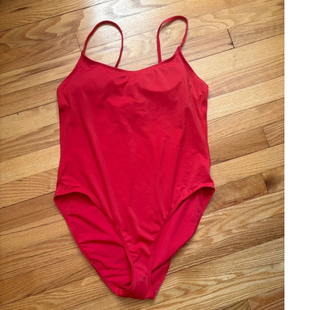 Andie The Amalfi‎ One Piece Swimsuit Red Cherry size XL NWOT